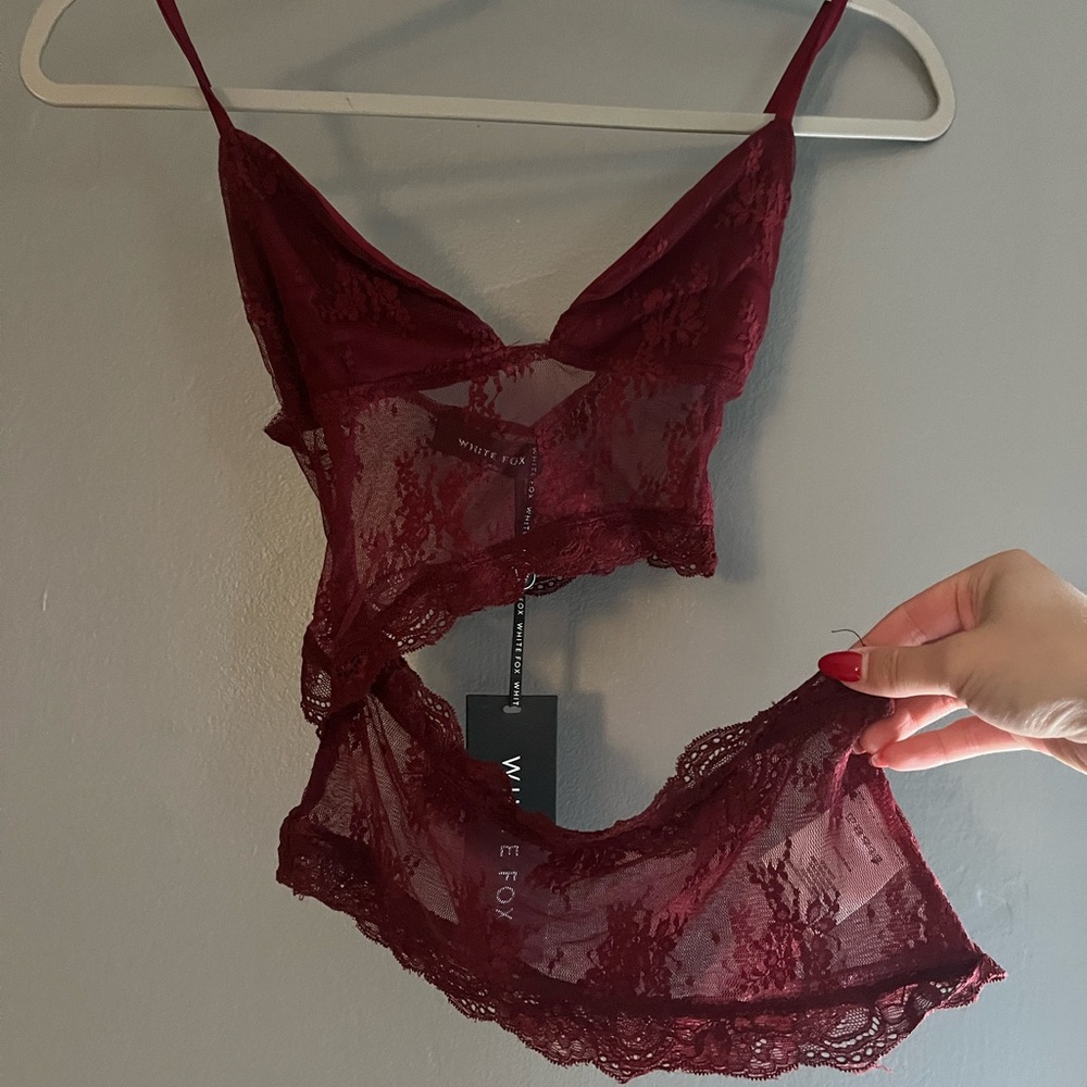 Lace tank top